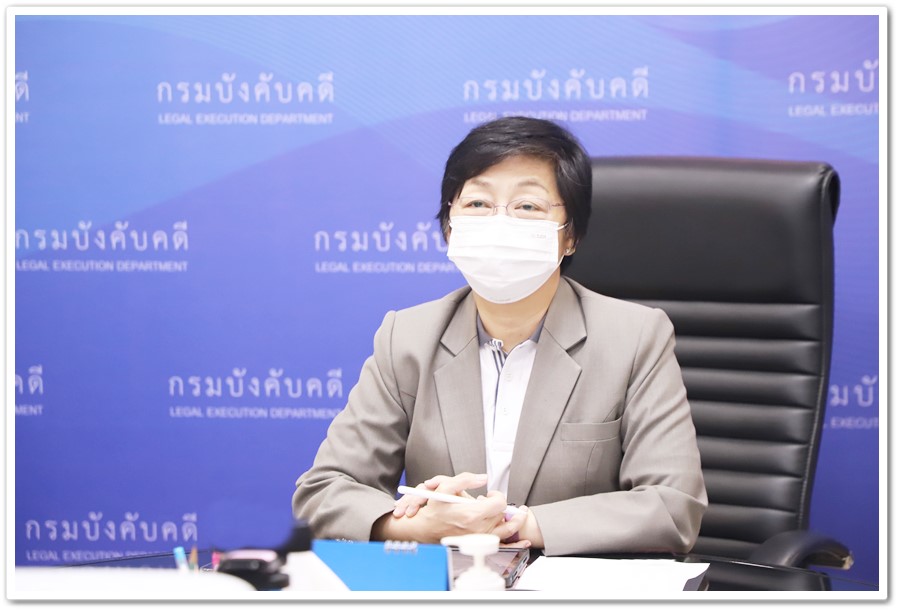 กรมบังคับคดี ร่วมการประชุมคณะกรรมการกำกับการแก้ไขหนี้สินของประชาชนรายย่อย ครั้งที่ 4/2565 ผ่านระบบอิเล็กทรอนิกส์